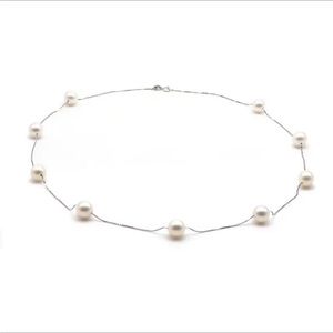 Fresh water station pearl necklace 17.5 inch
